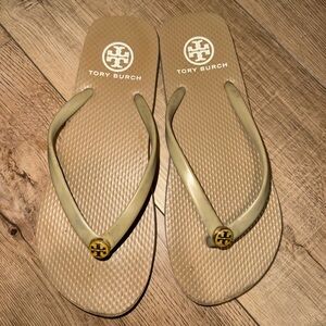 Tory Burch Monogram Beach Flip Flops